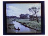 [Canoe on river]