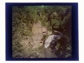 [Water falls]