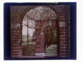 Double Brick Arch with trees