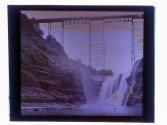 [Genesee River falls, bridge at Portageville]