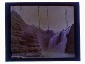 [Genesee River falls, bridge at Portageville]