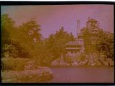 [Stone house on water]
