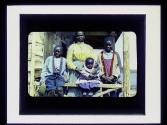 Family on a porch
