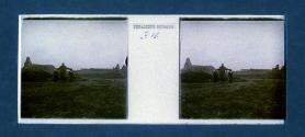 [Man with children in field]