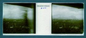 [View of countryside, village and water]