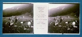 Suisse Le Leman el la vallee du Rhone les Diablerets Retour de champs