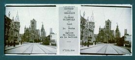 BELGIQUE FLANDRE ORIENTALE Gand La Poste Eglise St-Bavon et le Beffroi
