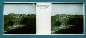 [Village and mountains]