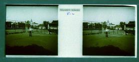 [Man playing tennis]