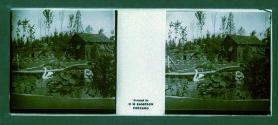 [Shack and pond]