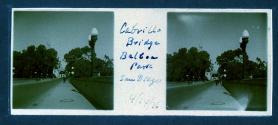Cabillo Bridge Balboa Park San Diego 4/14/36