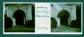 Archway San Diego Exposition 2/25/36
