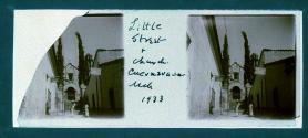 Little street & Church Cuernevaca Mex. 1933