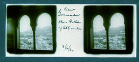View Granada thru Arches of Alhambra 3/6
