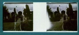 [Woman in courtyard]