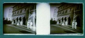 [People along street]