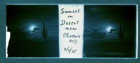 Sunset on Desert Near Phoenix Ariz 2/4/35