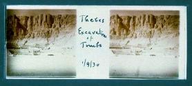 Thebes excavations of tombs 1/9/30