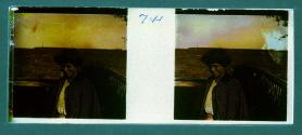[Three people on dock]