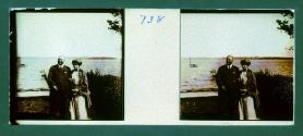 [Man and woman on dock]