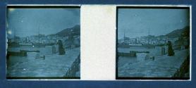 [Woman on pier looking at water]