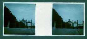 [Man standing in front of gate]