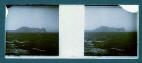 [View of water and cliffs]