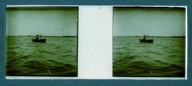 [Two people in boat]