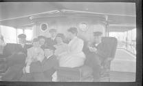 George Eastman and companions on ship, Labrador Trip