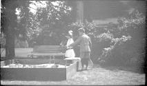 Dryden children playing in sandbox