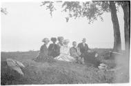 George Eastman picnicing with friends