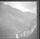 View from train-mountainside