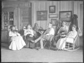 George Eastman and guests, Oak Lodge Trip