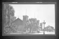 [View of building with castle towers]
