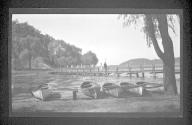 [Boats & wooden bridge]