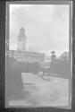 [Woman at fort with cann ons]