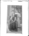Maria Kilbourn Eastman and her nurse in Conservatory