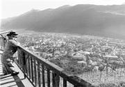 [Circus performer at Scenic Overlook, Circus Knie]