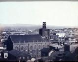 View over the city, containing the portions between California and Bush Streets