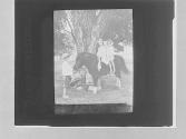 [Children with pony]