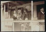 [Italian family in ferry boat, Ellis Island]