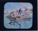 Lincoln on Flat Boat.