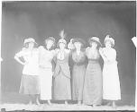 [Group portrait of six women]