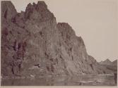 Bluff Opposite Big Horn Camp, Black Canon, Colorado River.