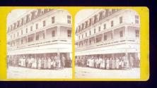 [Large group in front of building]