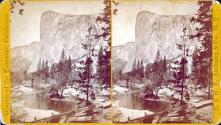 El Capitain, 3300 ft. high. From Merced River