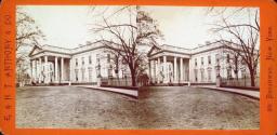 The President's House from the Western Carriage Entrance.