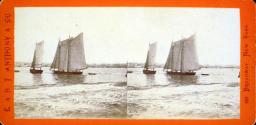 View from the foot of Whitehall Street, looking towards South Brooklyn. The agitation of water is occasioned by a steamboat just passed.