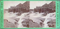 The Gulf, or view from under the Stone Arch, Glenns Falls, N.Y.