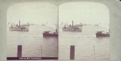 View in New York Harbor.